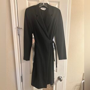 MaxMara black wrap dress Size 6